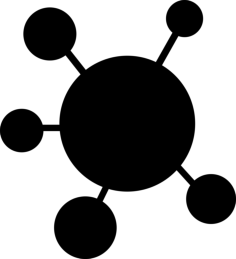Molecule Unions Stencil Svg Design File, Free Vectors File